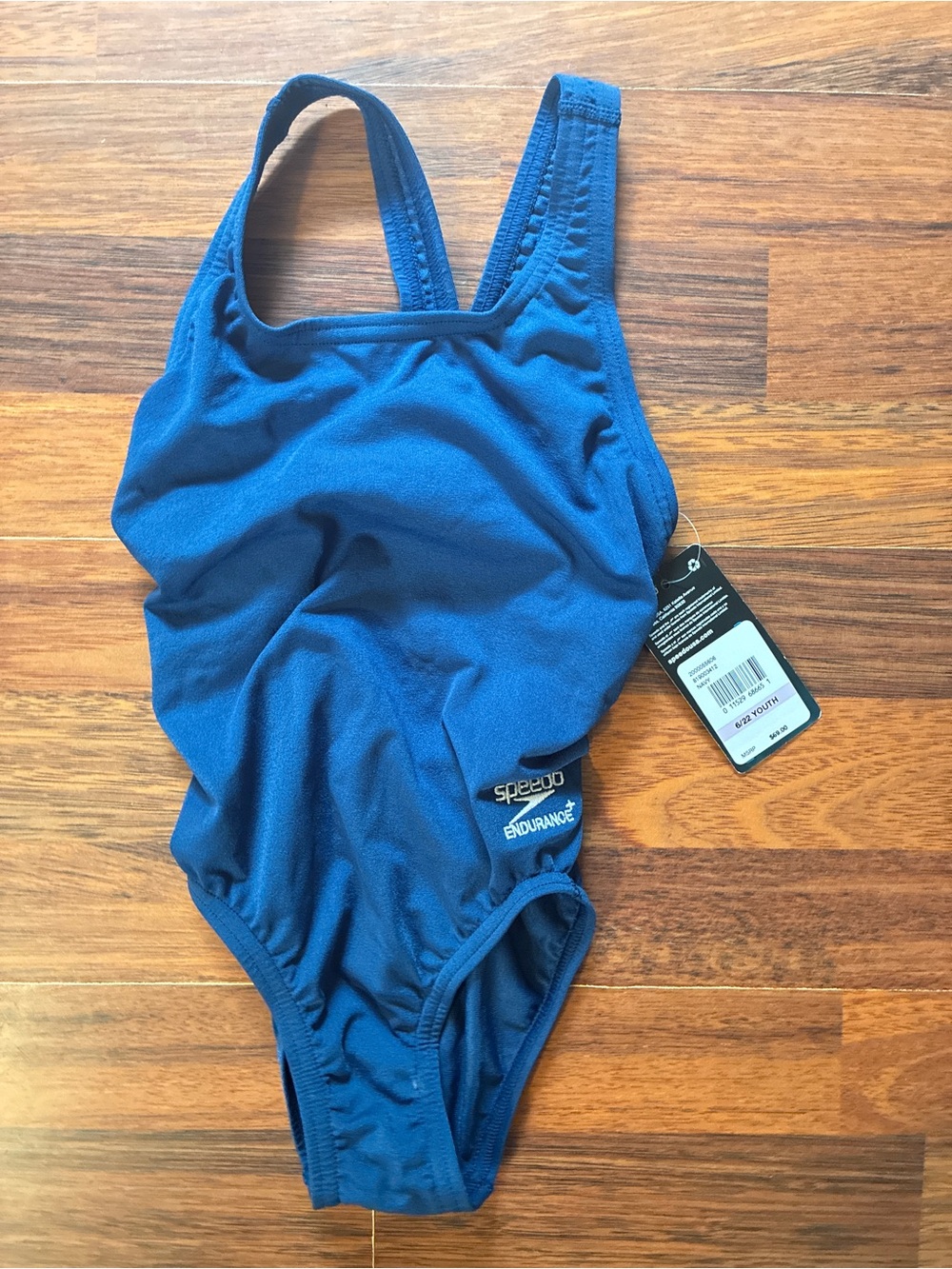 Speedo endurance Navy Youth One-Piece Swimsuit